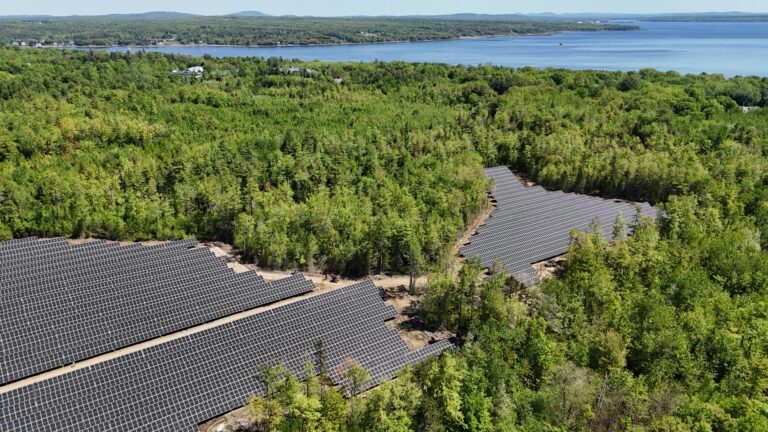 Belfast Maine Community Solar Completed Construction with Syncarpha - 4